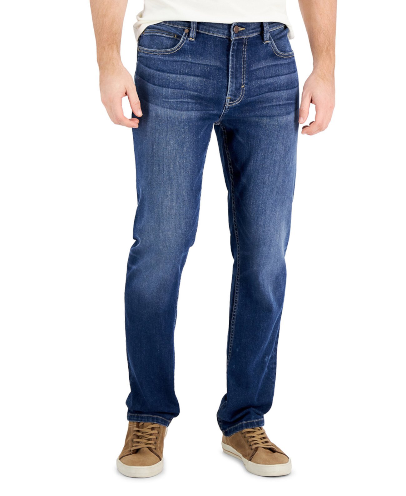 Мужские джинсы прямого кроя Jon Medium Wash, созданные для Macy's Alfani