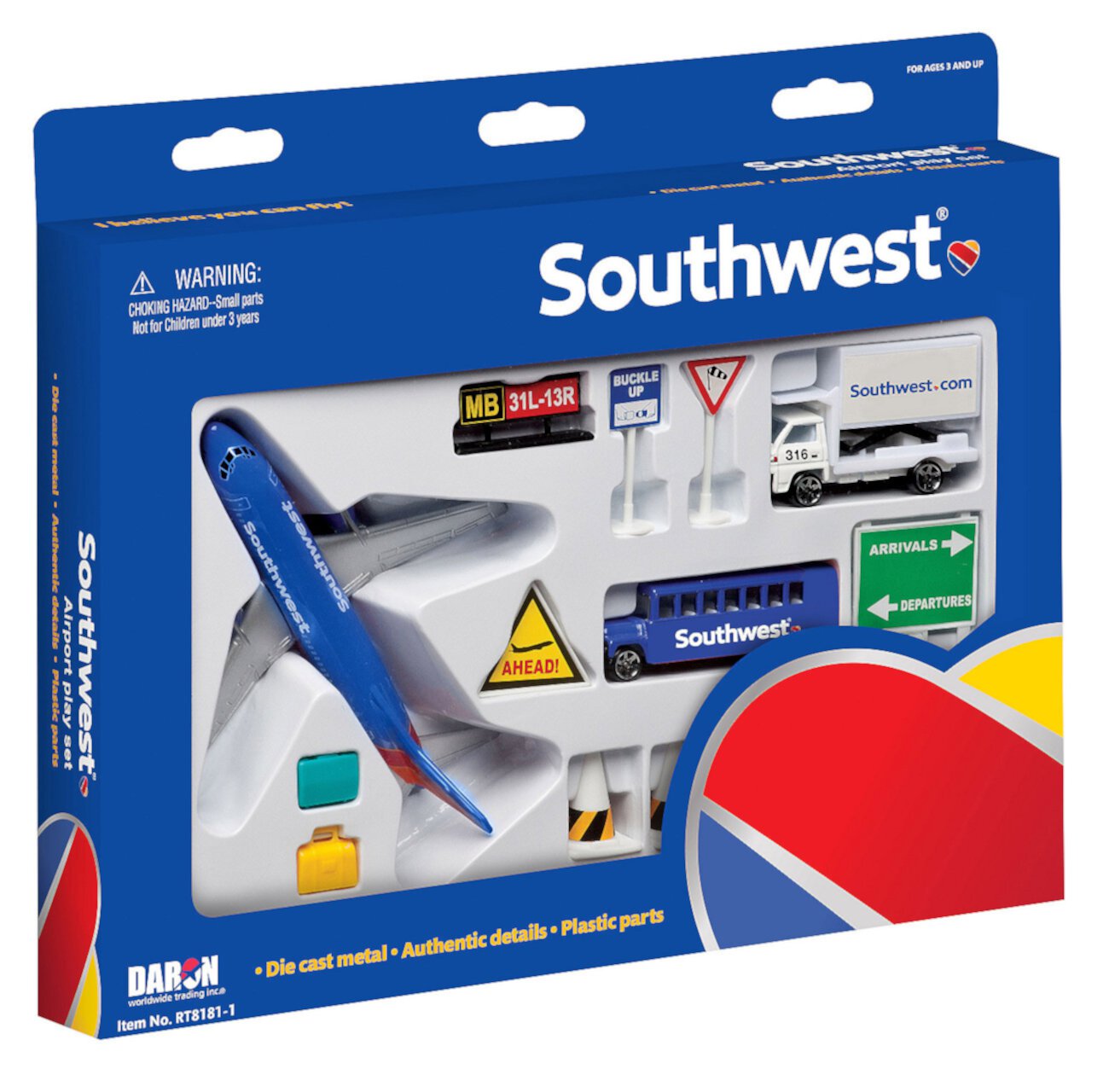Игровой набор Daron Southwest Airlines Airport Enviro-Mental Toy
