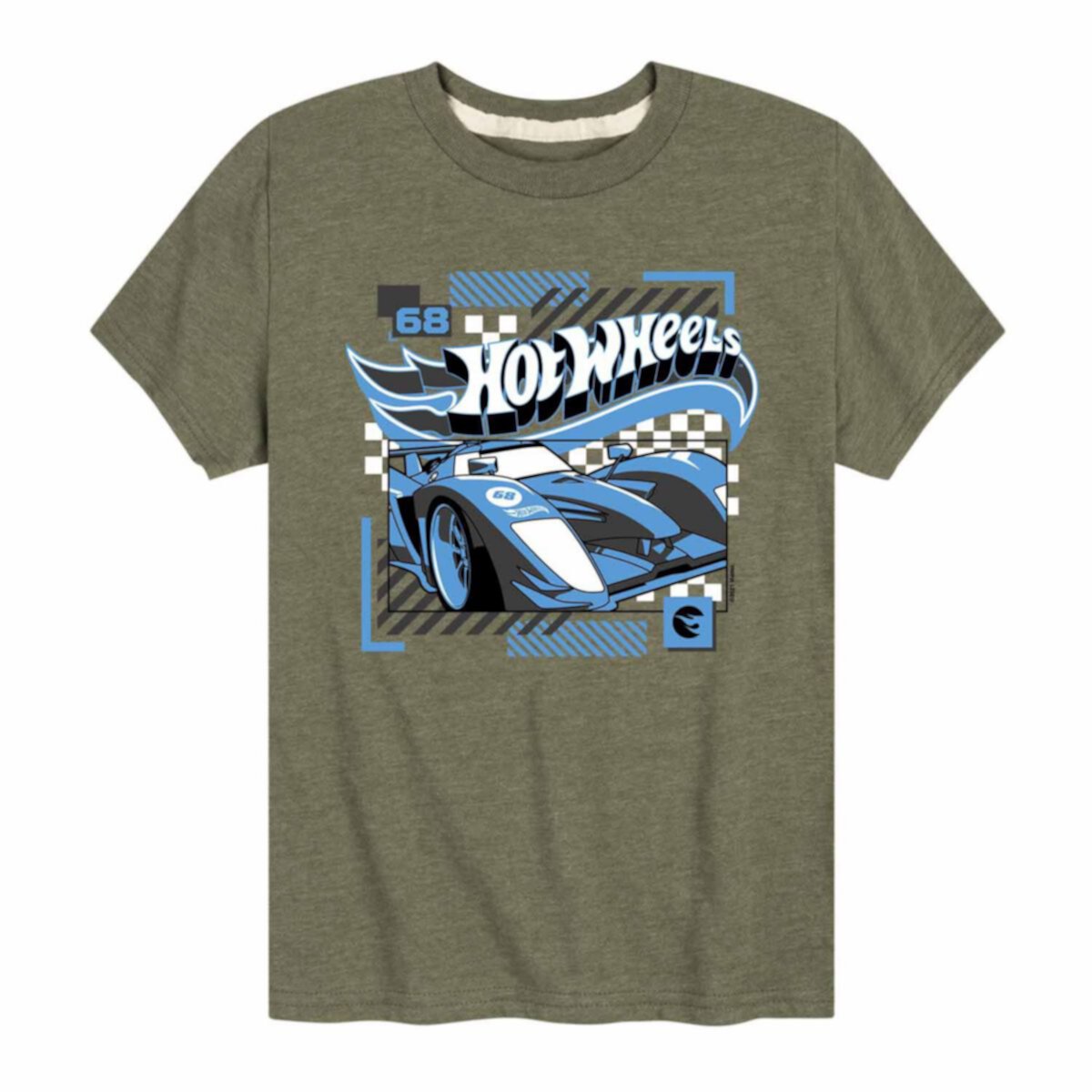 Синяя футболка с изображением гоночного автомобиля Hot Wheels для мальчиков 8-20 лет Hot Wheels