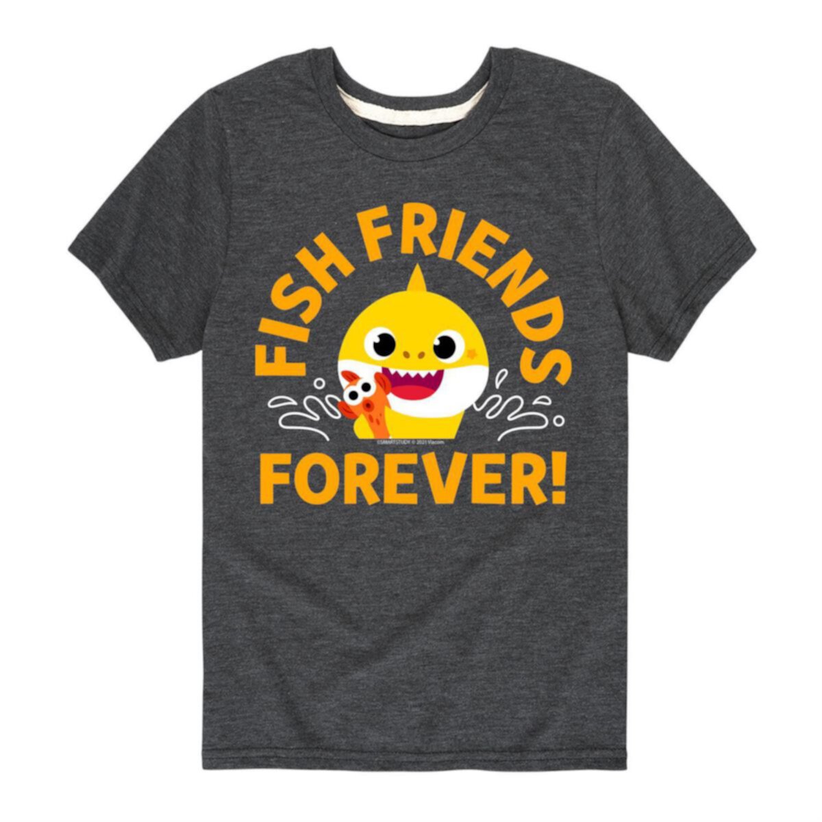 Джерси Baby Shark Для мальчиков Fish Friends Forever Graphic Tee Baby Shark