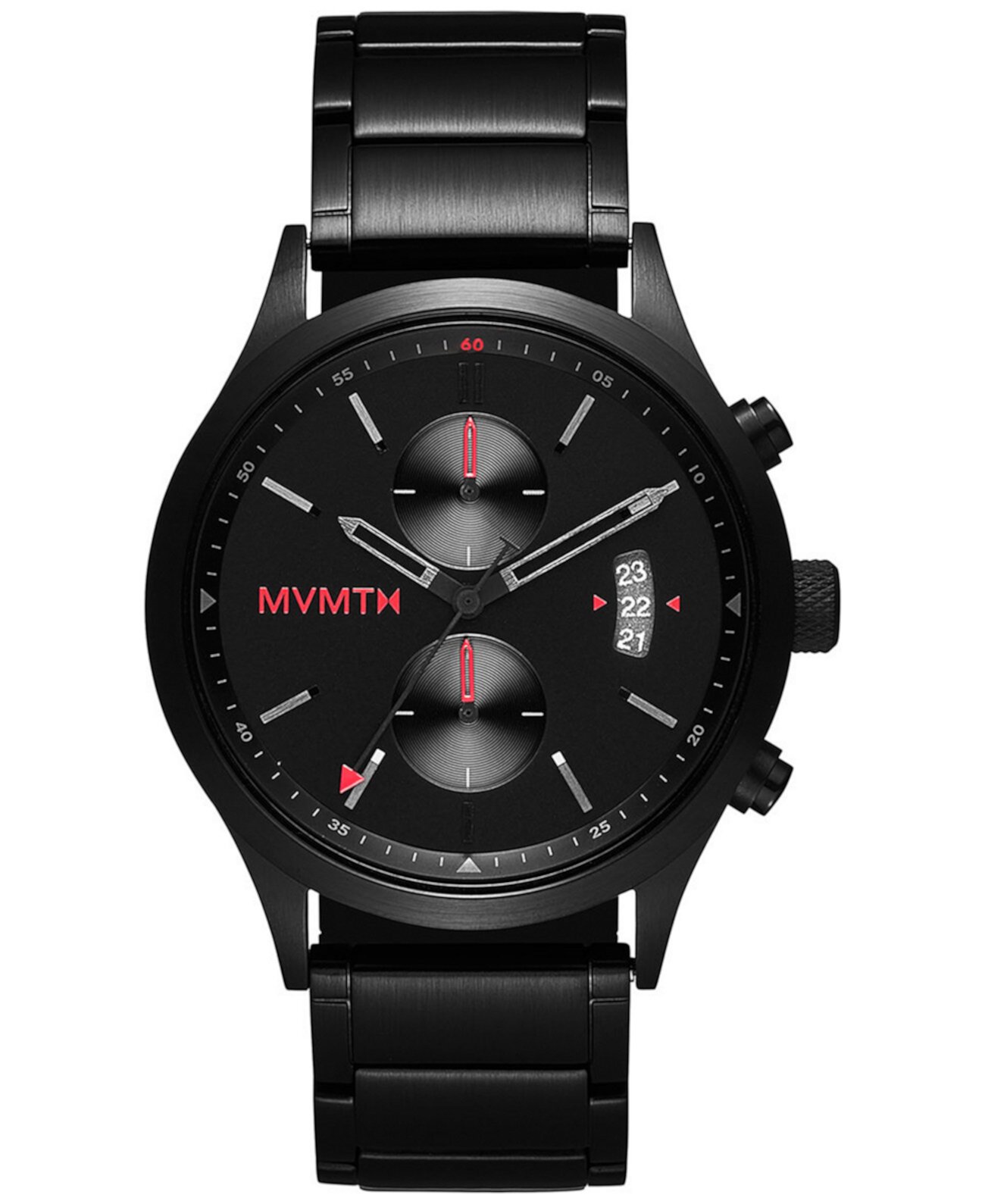 Мужские часы Havoc черного цвета с браслетом из нержавеющей стали 44 мм MVMT