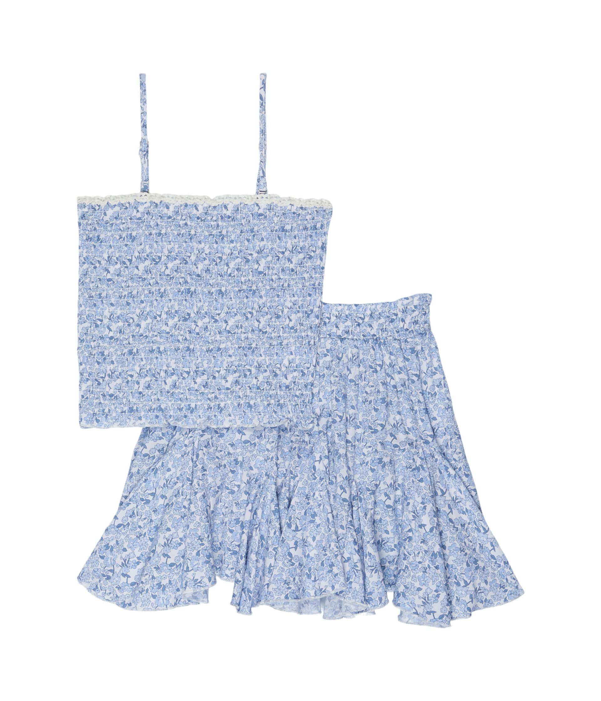 Ruffle Tube Top Set (Little Kids/Big Kids) Vintage Havana Kids