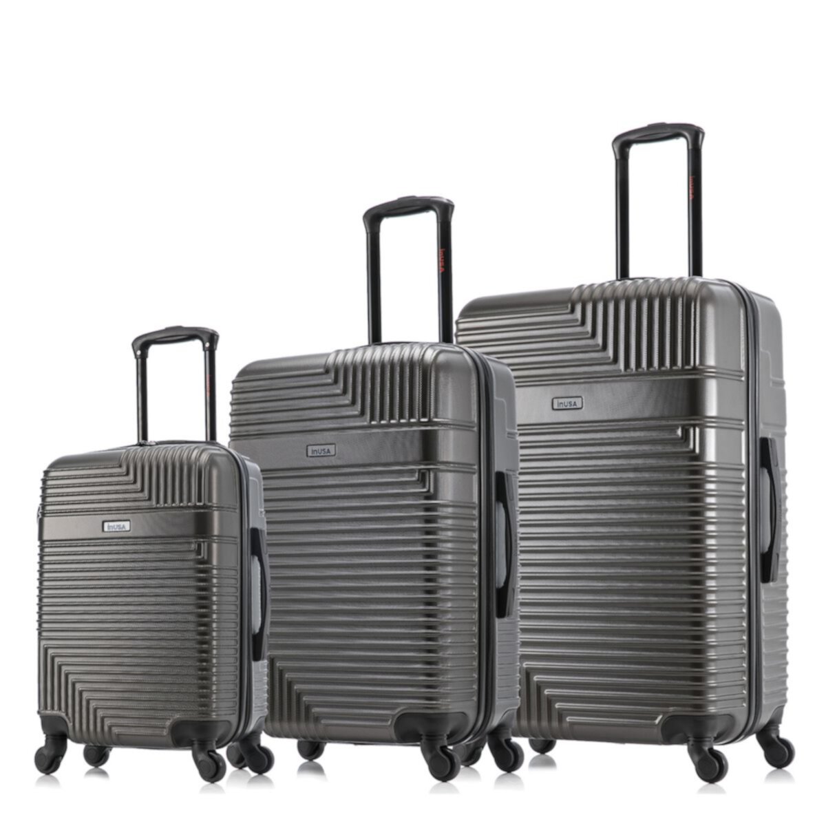Набор чемоданов-спиннеров InUSA Resilence из 3 предметов с жестким бортом INUSA