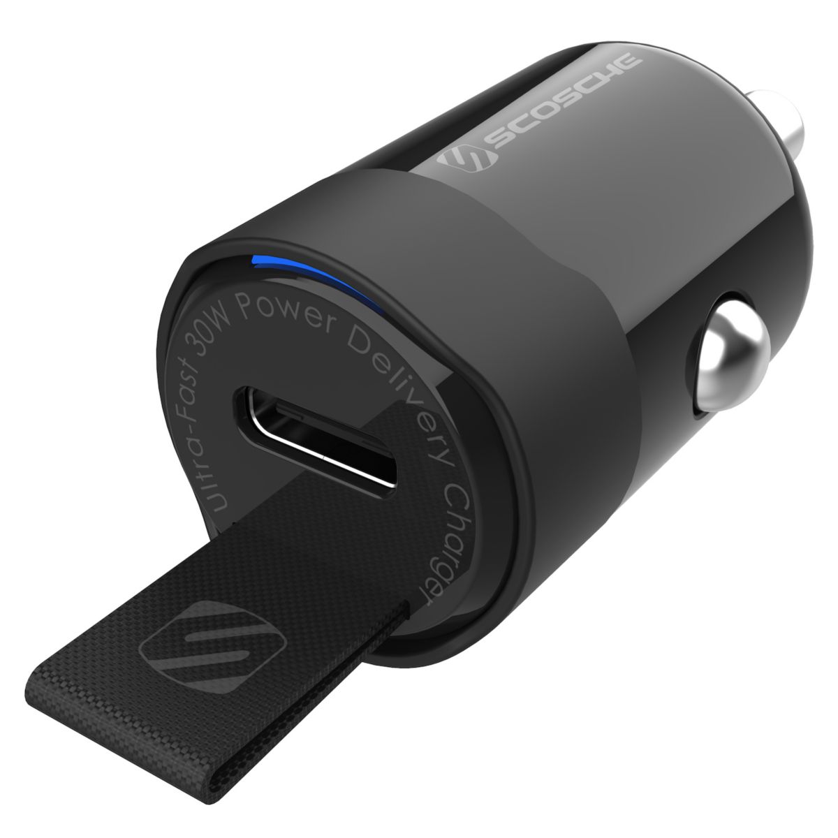 Scosche PowerVolt Fast Charge USB C Car Charger 30W Scosche