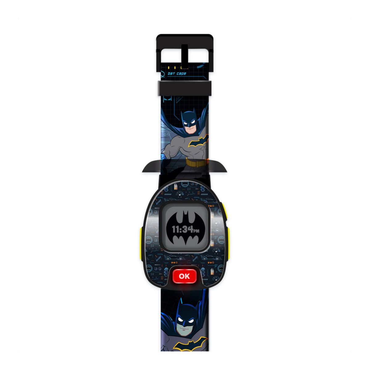 DC Comics Batman iTouch PlayZoom Детские смарт-часы с откидной крышкой Playzoom