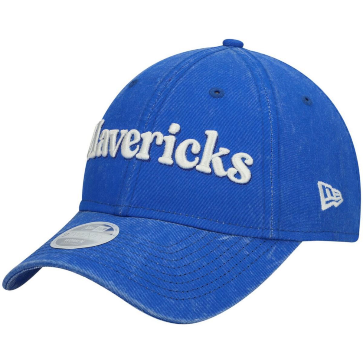 Женская New Era Blue Dallas Mavericks представляет регулируемую шляпу 9TWENTY New Era