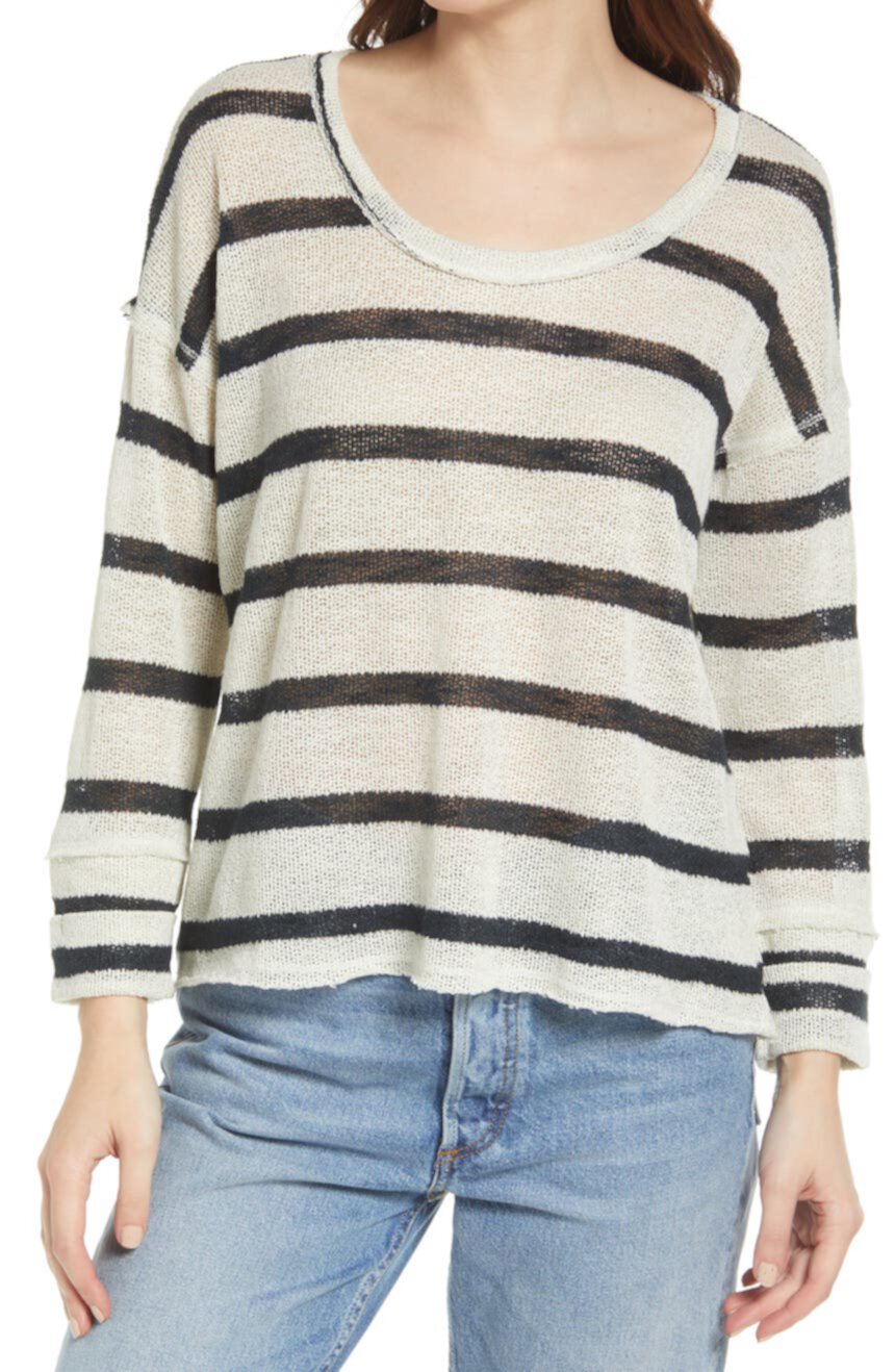 Lightweight Stripe Sweater Treasure & Bond