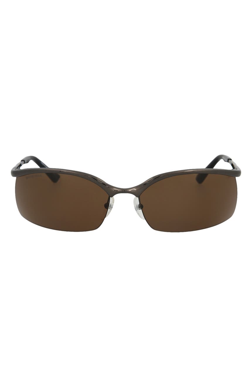 Прямоугольные солнцезащитные очки 70 мм Balenciaga