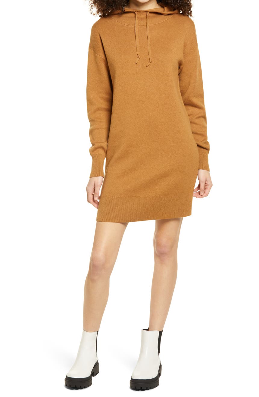 Long Sleeve Hoodie Sweater Dress BP.