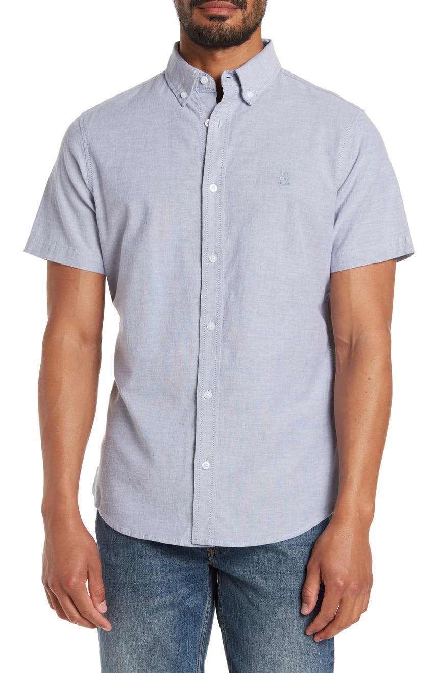 Oxford Short Sleeve Button-Down Shirt 14th & Union
