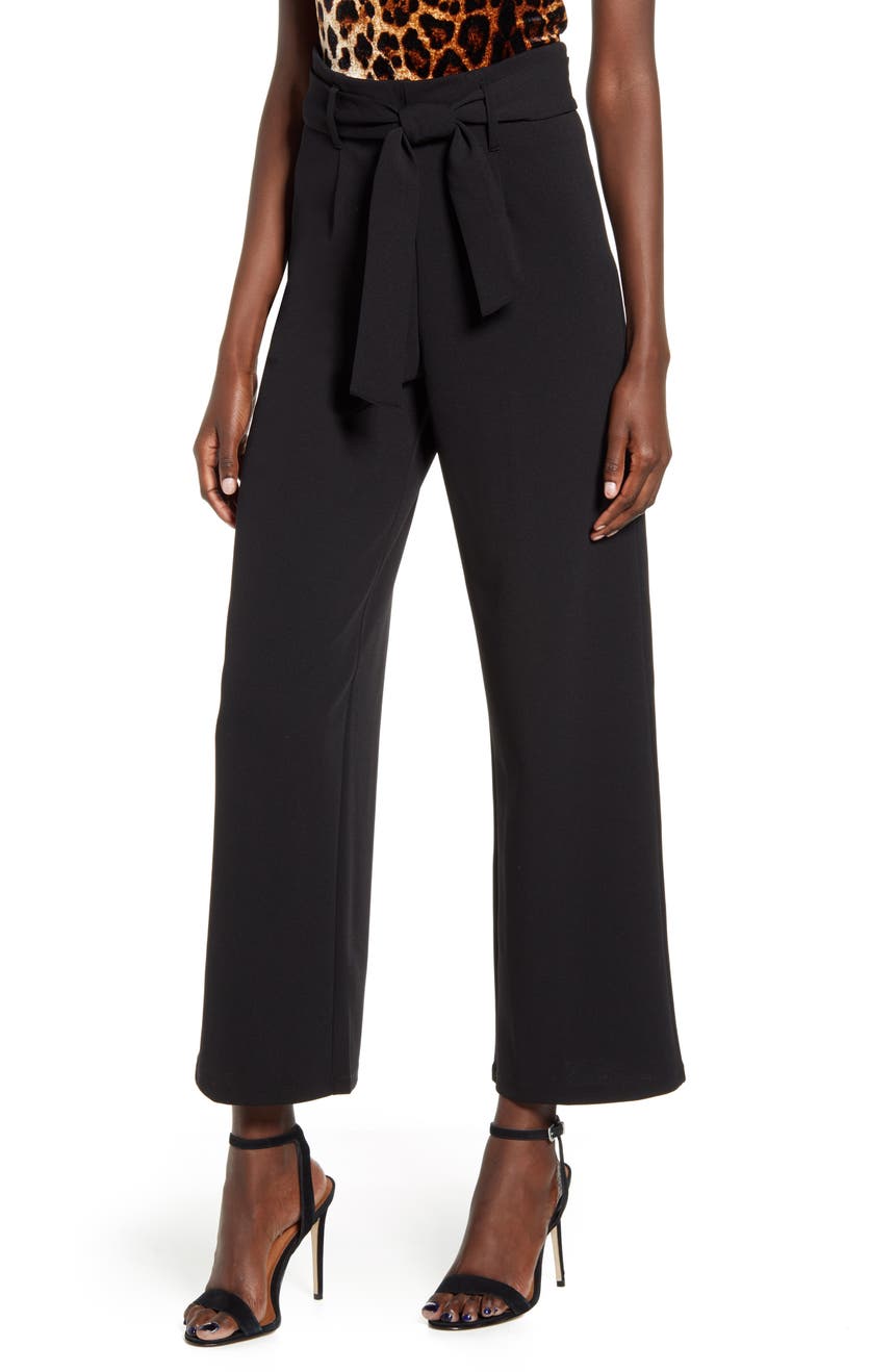 High Waist Belted Pants Leith