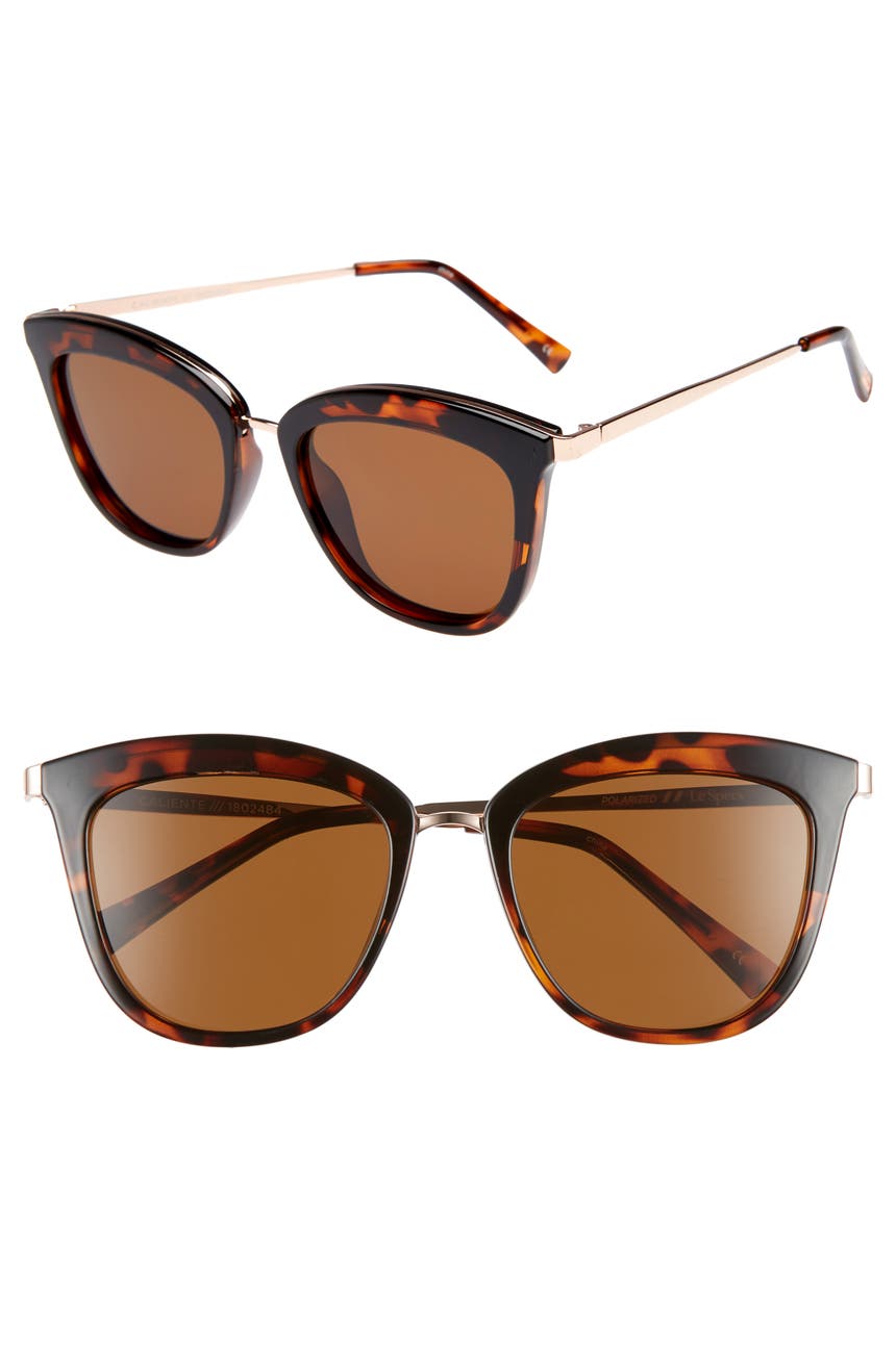 Поляризованные солнцезащитные очки «кошачий глаз» Caliente 53 мм Le Specs