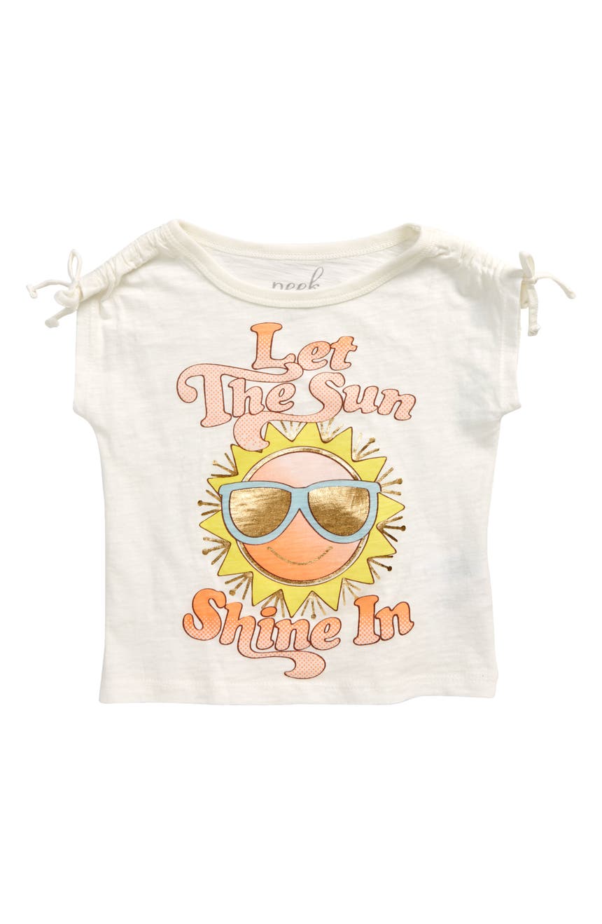 Детская футболка с рисунком Let the Sun Shine PEEK AREN'T YOU CURIOUS