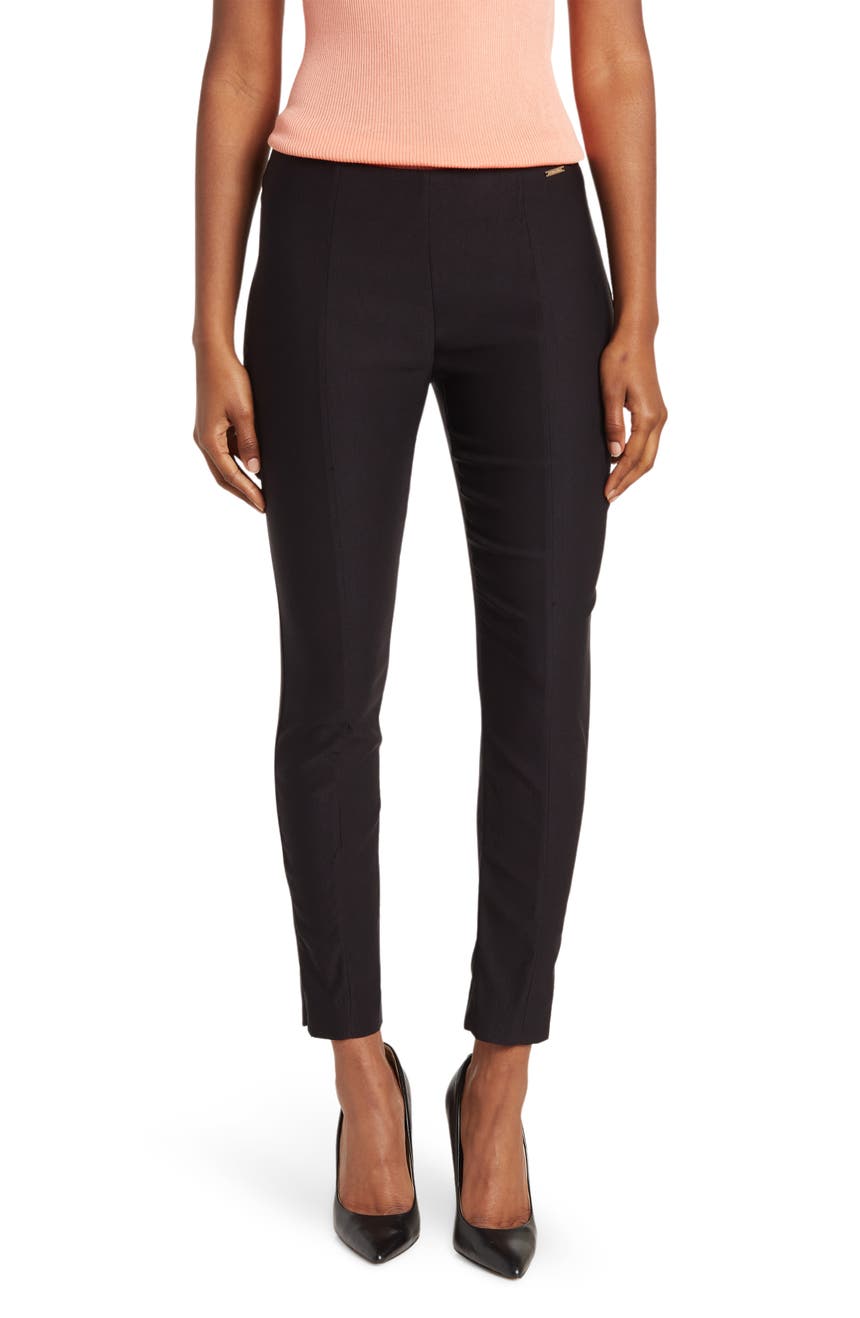 Pull-On Pants with Invisible Zipper T Tahari