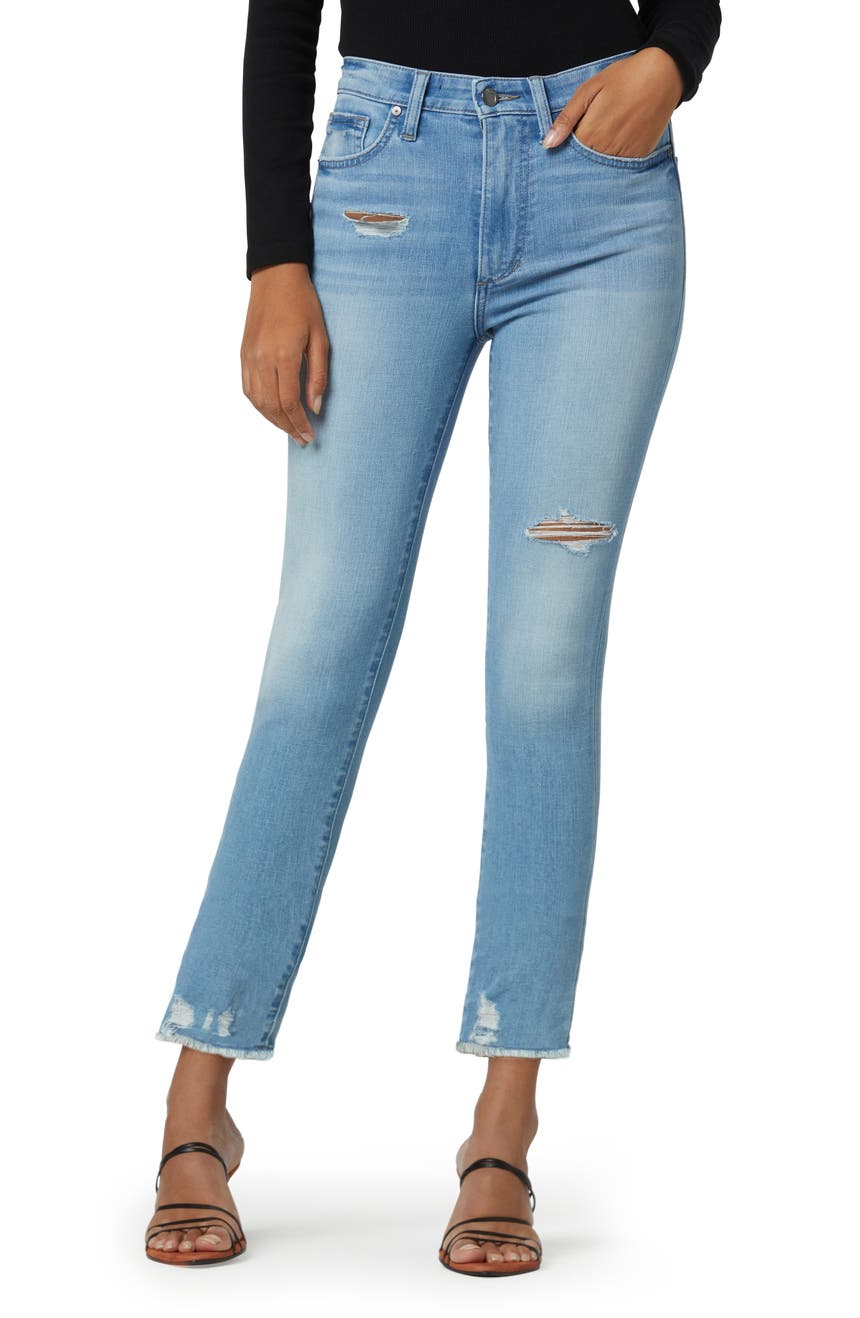 Mid Rise Straight Cropped Jeans Joe's
