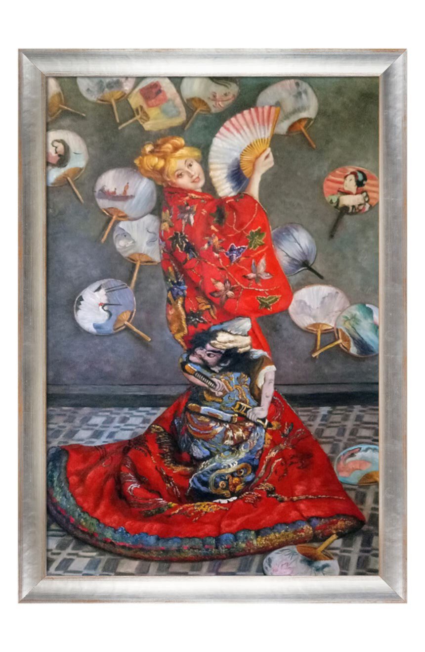 Японская живопись Моне, ручная роспись маслом, репродукция настенного искусства OVERSTOCK ART