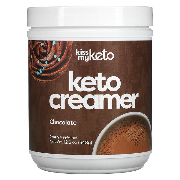 Keto Creamer, шоколад, 12,3 унции (348 г) Kiss My Keto