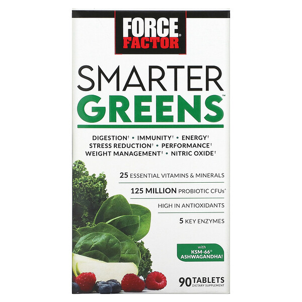 Smarter Greens, 90 таблеток Force Factor