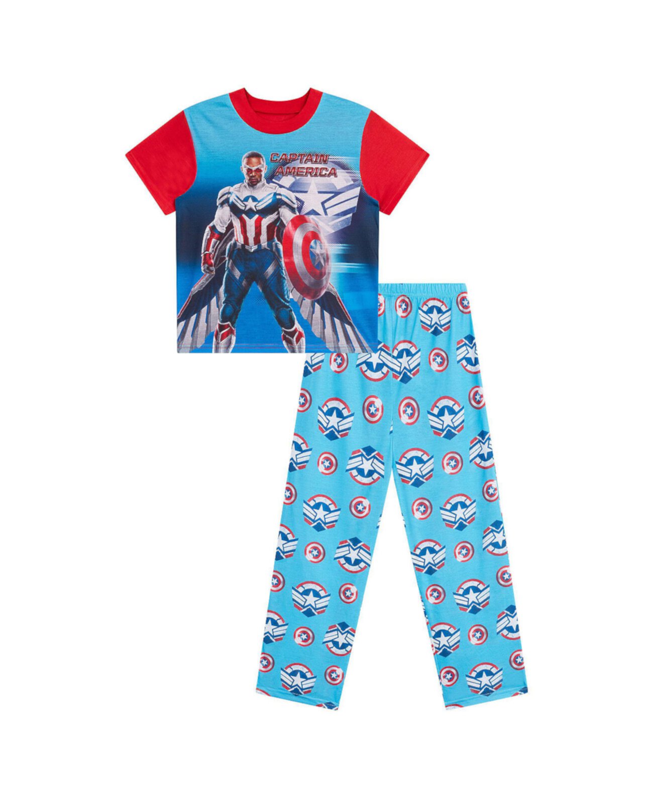 Футболка и пижама капитана для маленьких мальчиков, комплект из 2 предметов AME