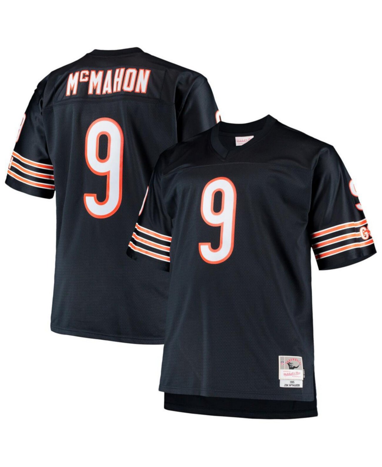 Мужская синяя реплика джерси Джима МакМахона Chicago Bears, 1985 год Mitchell & Ness