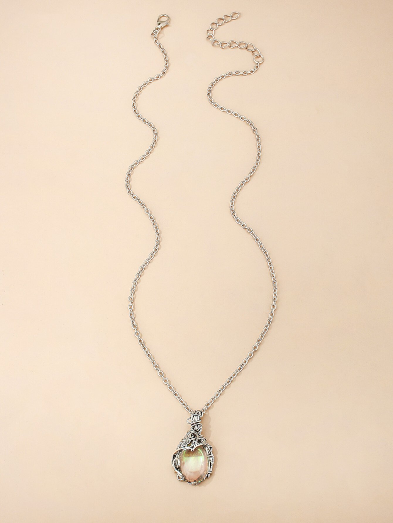 Ожерелье с лунным камнем SHEIN