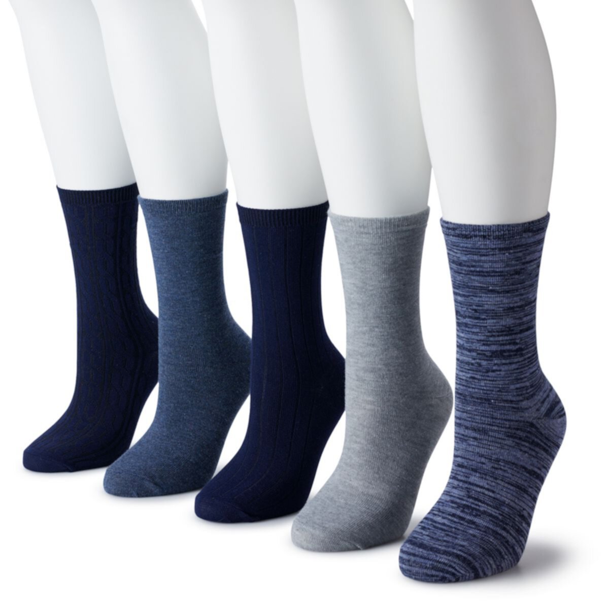 Женские носки Sonoma Goods For Life® 5-Pack Geo Crew Socks SONOMA