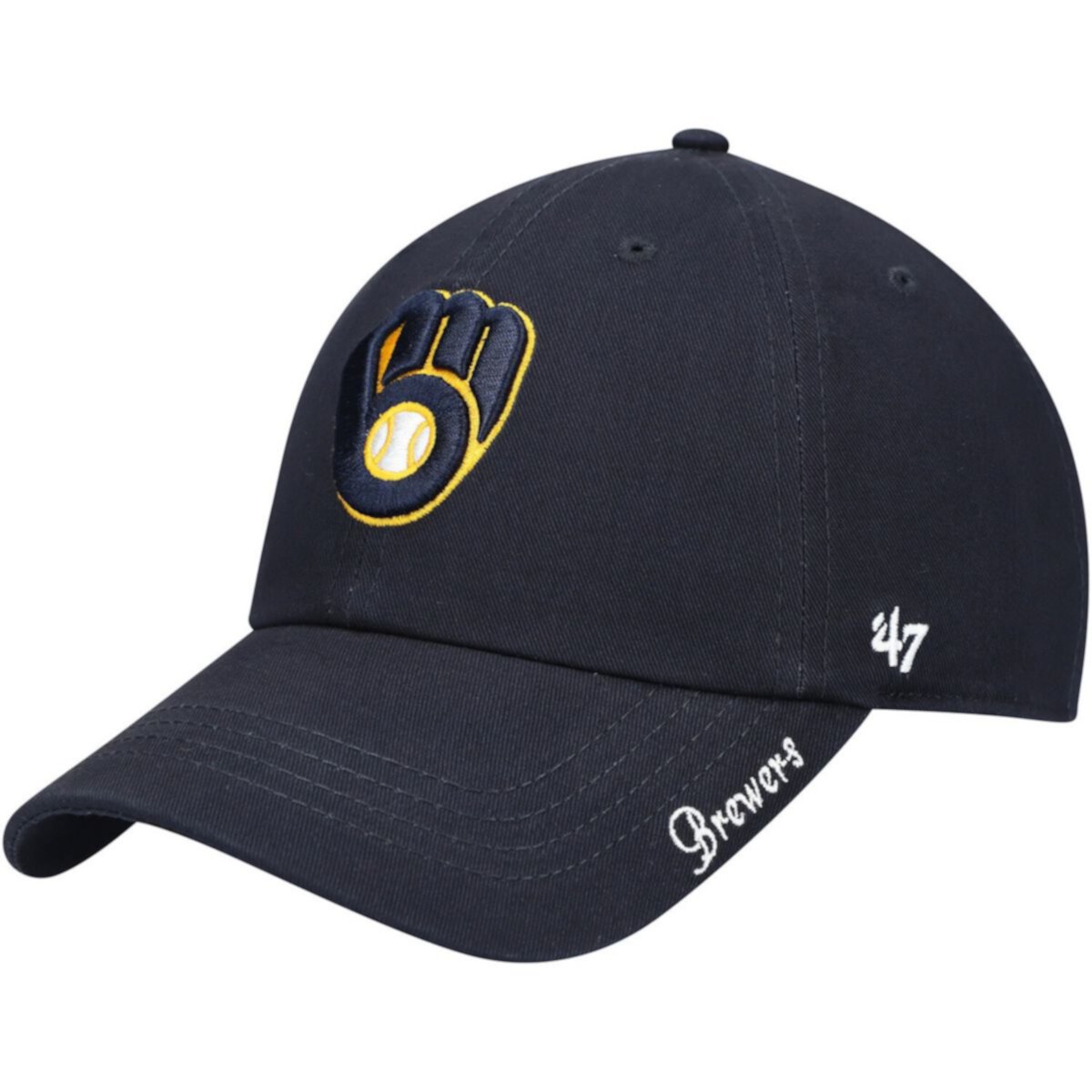 Кепка '47 Navy Milwaukee Brewers Team Miata Clean Up Unbranded