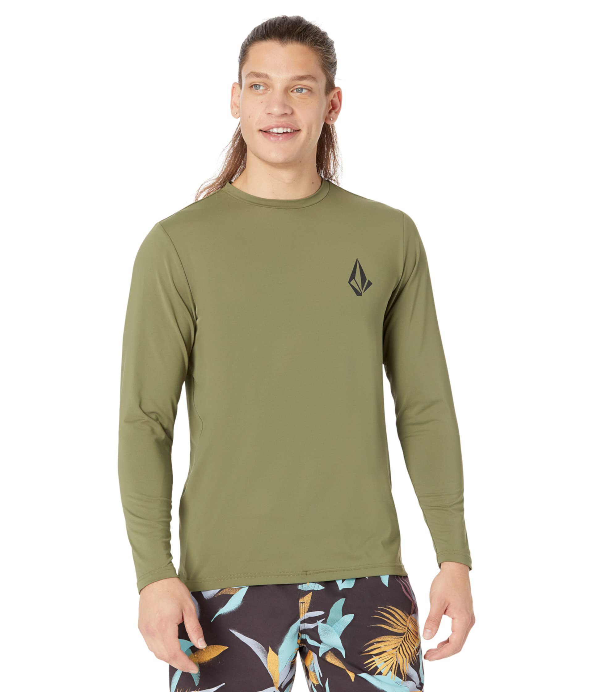 Защитный лонгслив Rashguard Volcom Taunt с длинными рукавами и легкой посадкой Volcom