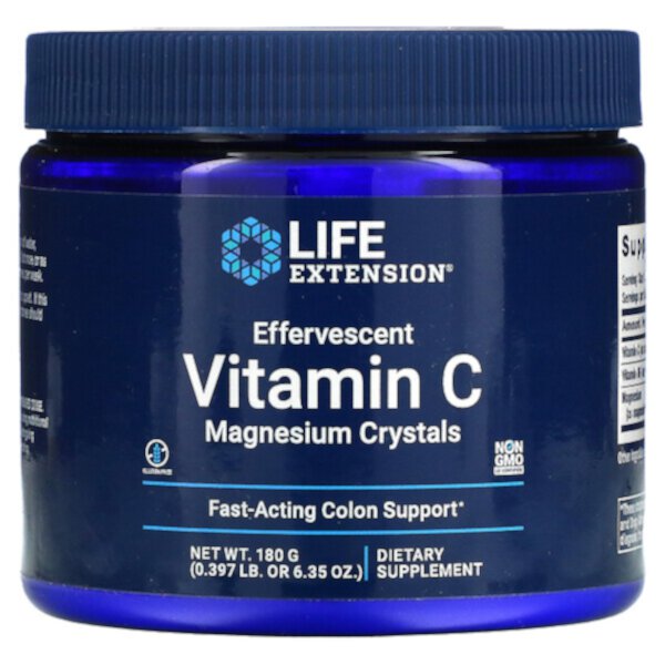 Шипучий Витамин C с Магнием - 180г - Life Extension Life Extension