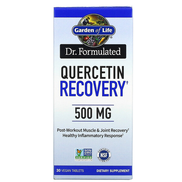 Dr. Formulated, Восстановление кверцетина, 500 мг, 30 веганских таблеток Garden of Life