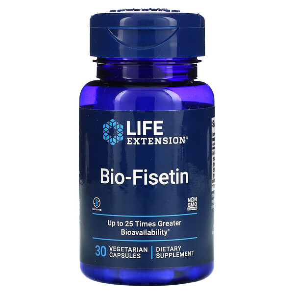 Bio-Fisetin, 30 вегетарианских капсул Life Extension