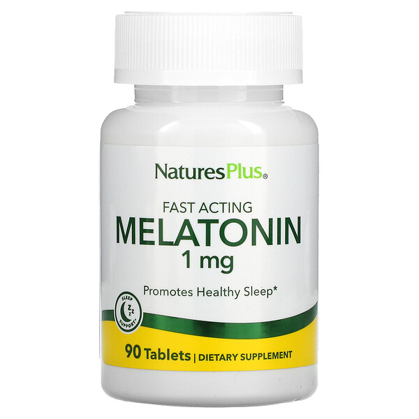 Быстродействующий мелатонин, 1 мг, 90 таблеток NaturesPlus