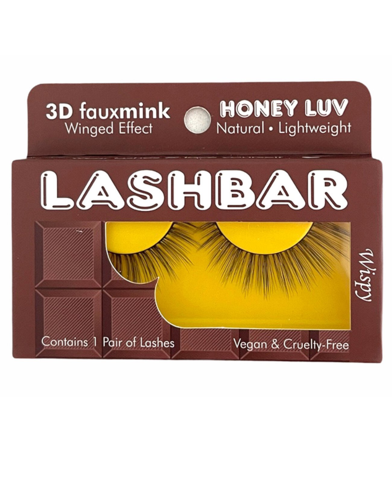 Honey Luv Lashbar, одна упаковка накладных ресниц Lash Pop Lashes