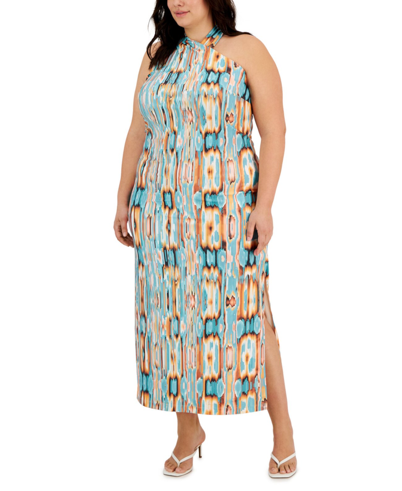 Платье макси из джерси Cierra больших размеров RACHEL Rachel Roy