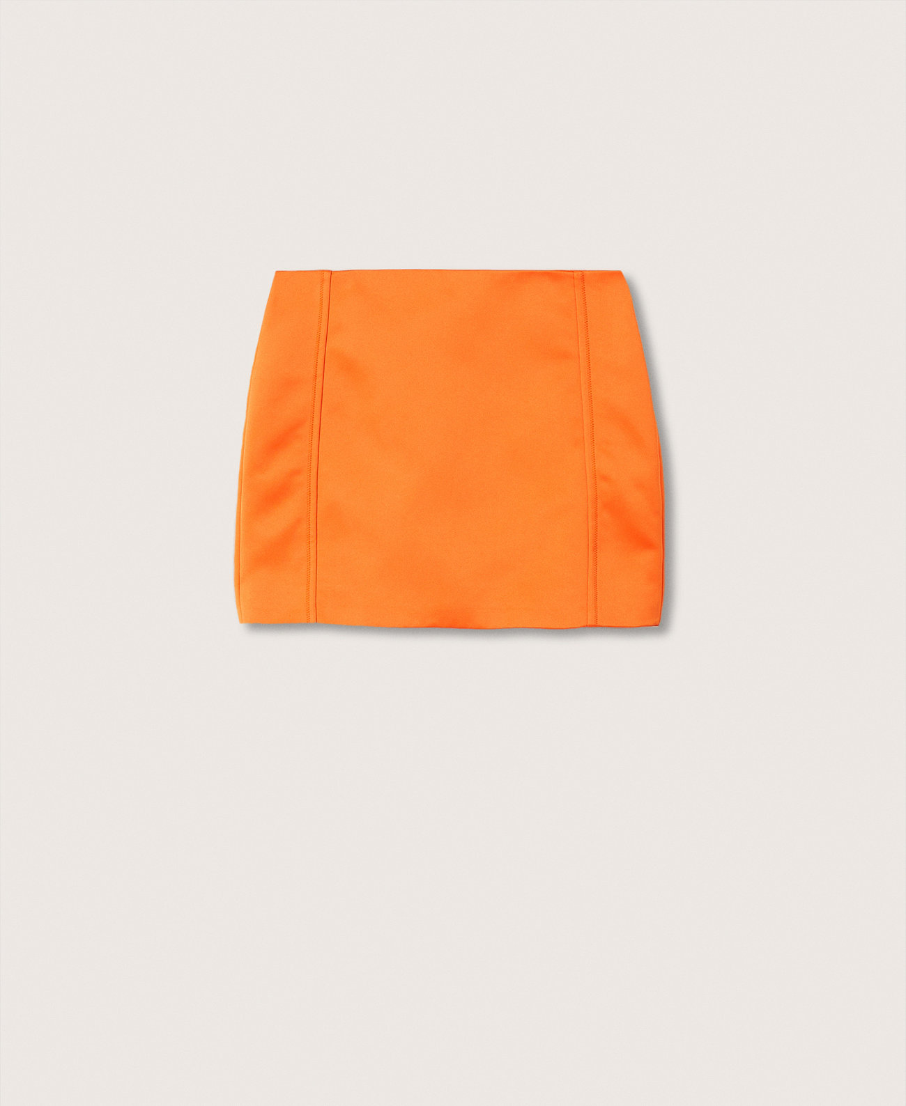 Женская мини-юбка со швами MANGO