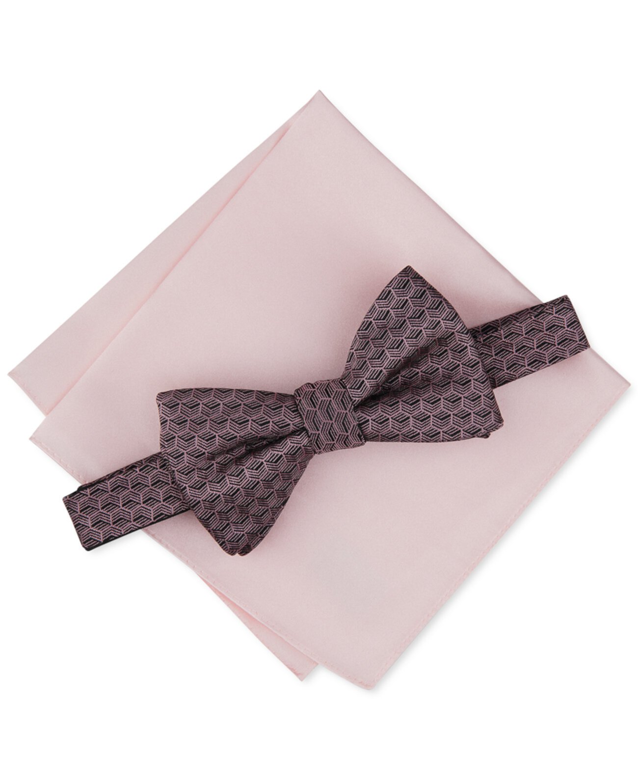 Мужской комплект из галстука-бабочки и нагрудного платка Sheffer с геопринтом, созданный для Macy's Alfani