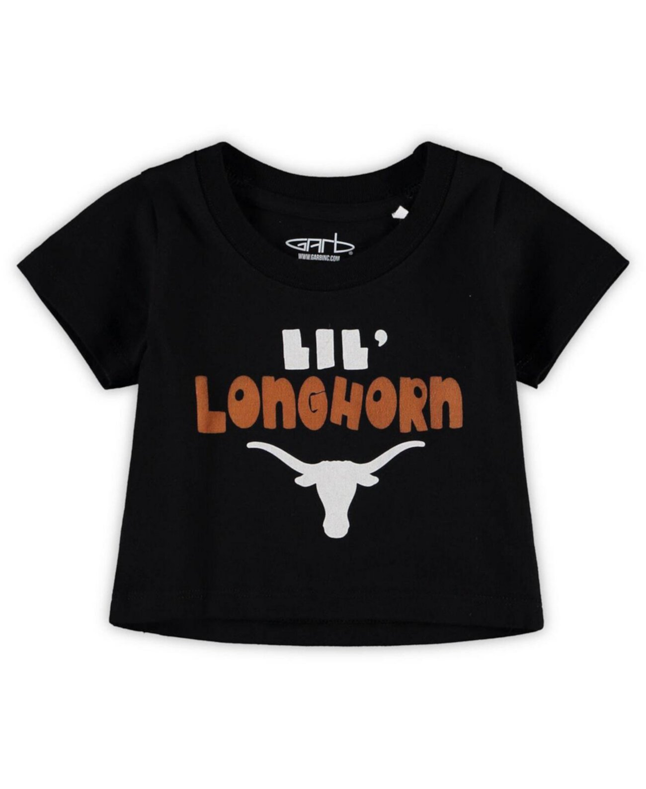 Черная футболка унисекс для младенцев Texas Longhorns Lil' Mascot Garb