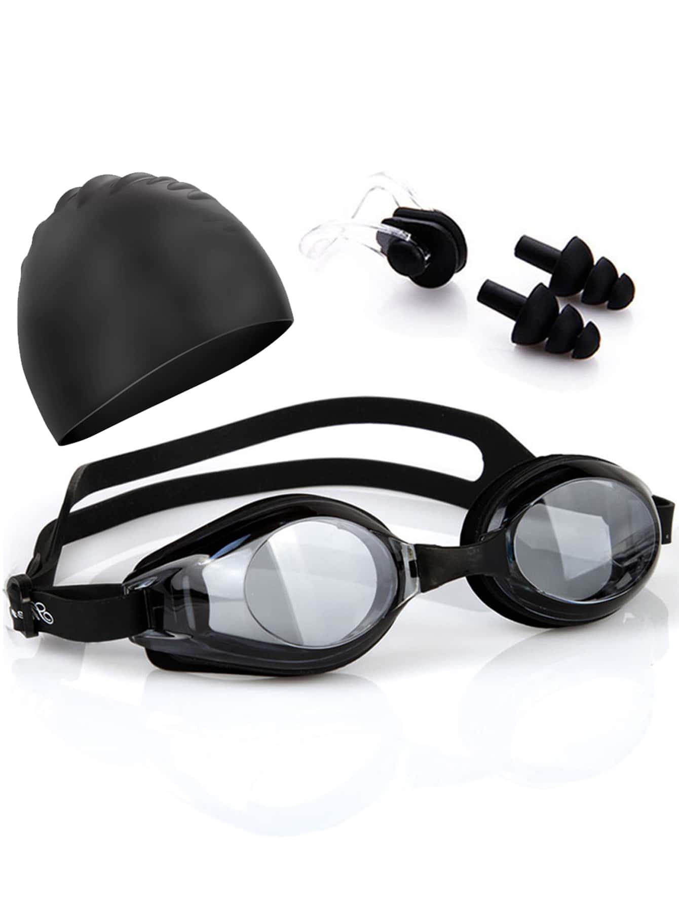 Противотуманные очки для плавания с шапочкой для плавания SHEIN