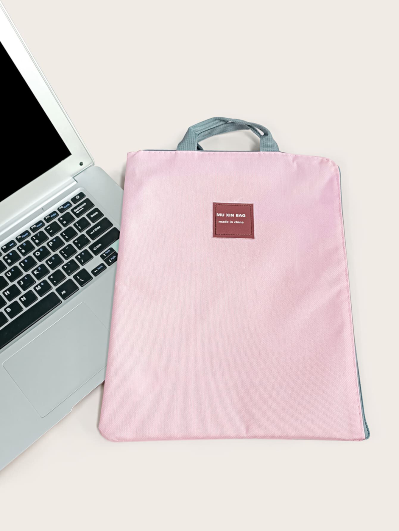 Многослойная парусиновая сумка для ноутбука SHEIN