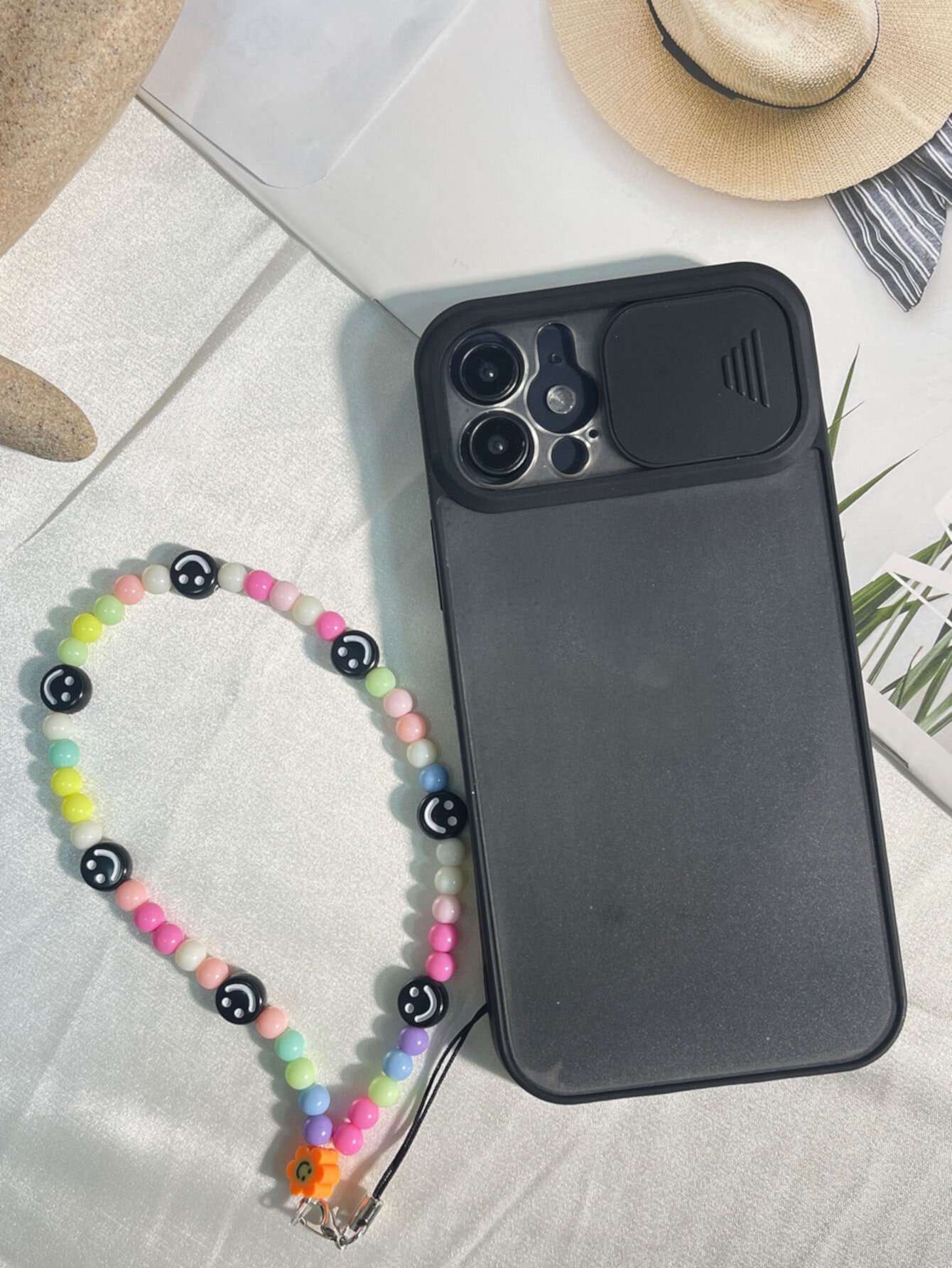 Чехол телефона со сдвижной крышкой камеры совместимый с iPhone SHEIN
