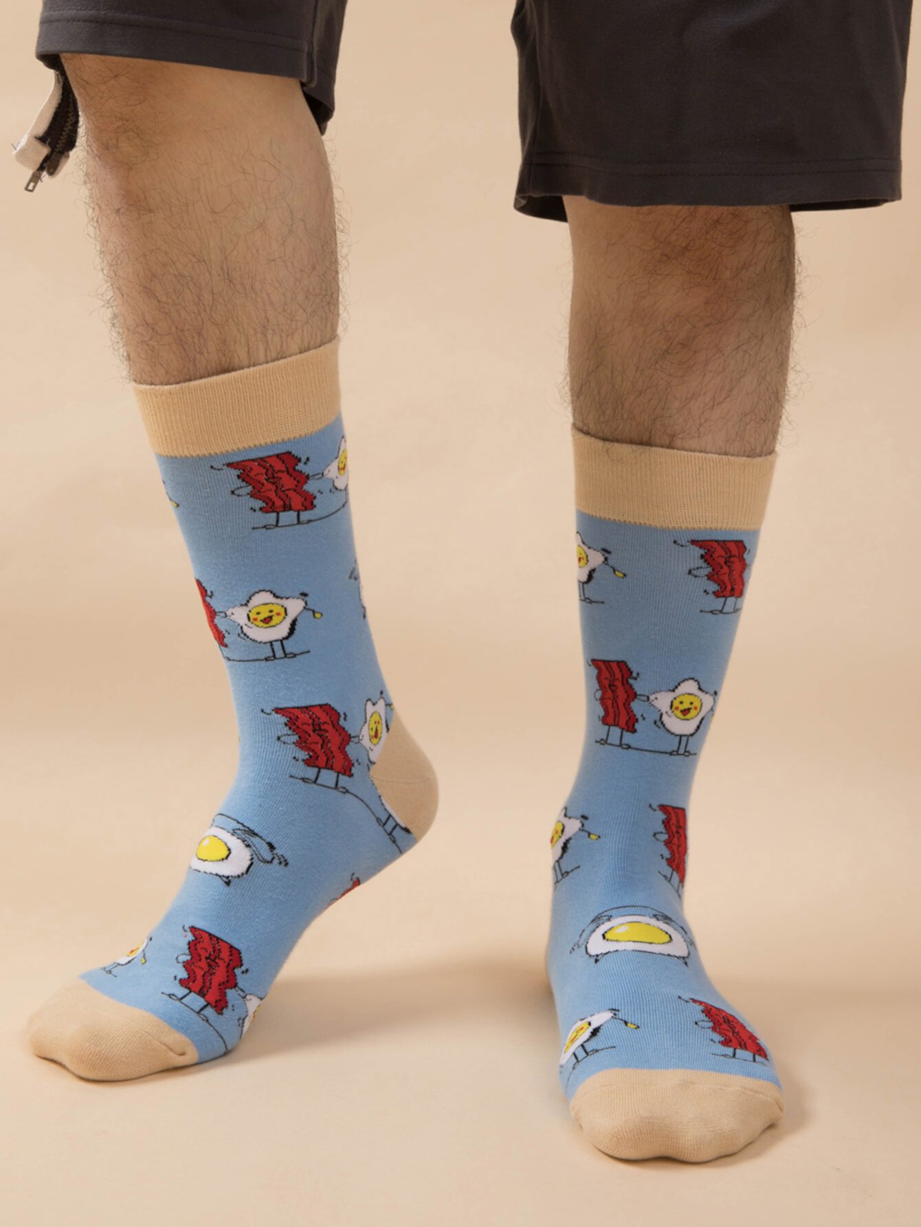 Мужские носки с мультипликационным рисунком SHEIN