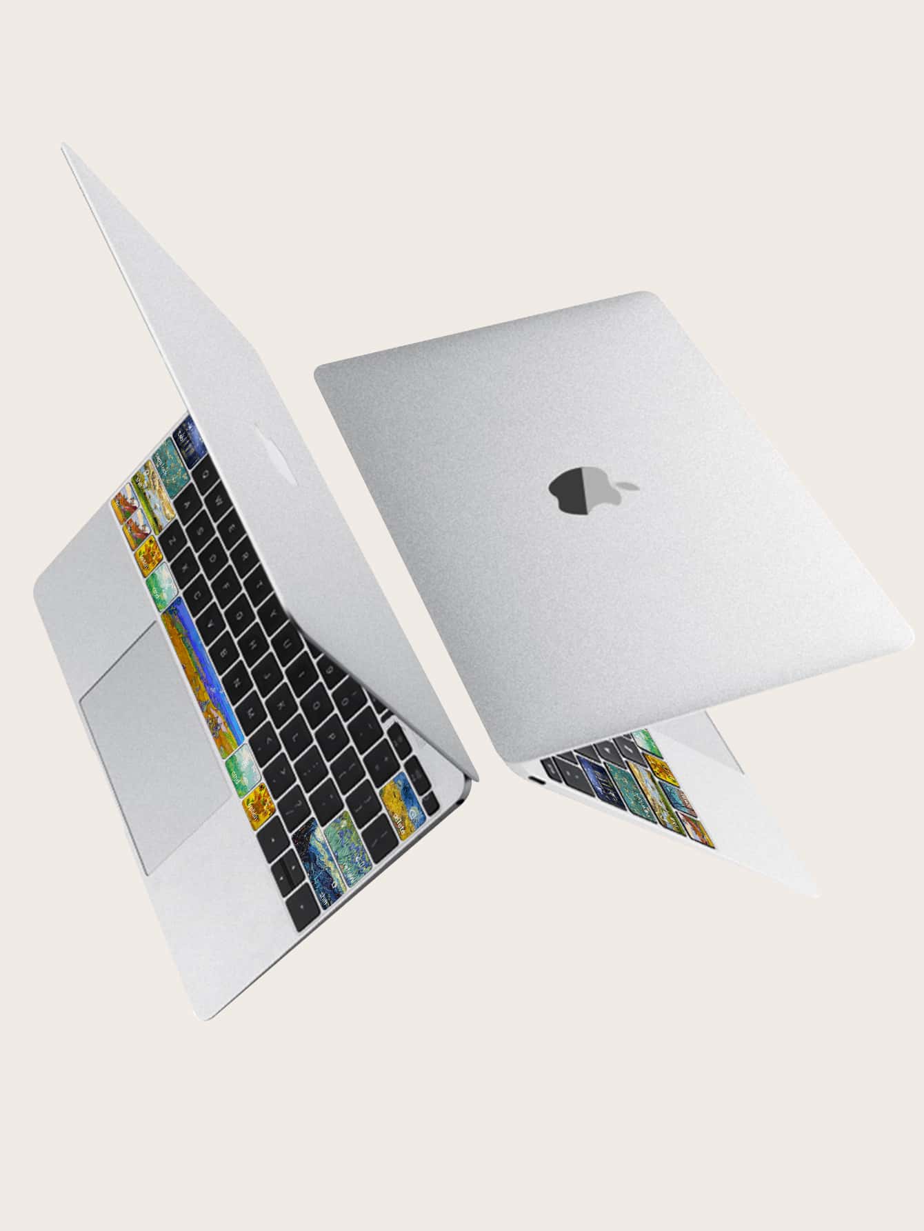 1 лист Наклейка на клавиатуру совместимый с MacBook Air 13,3 дюйма с узором SHEIN