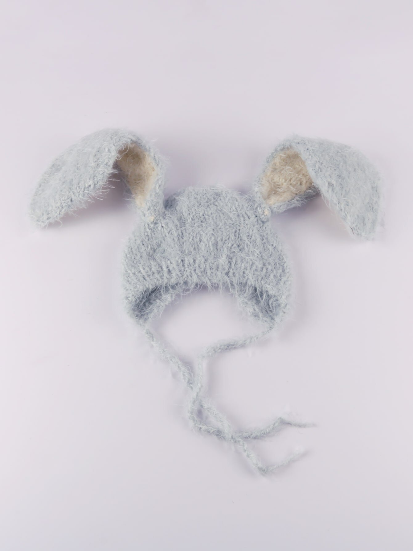 для новорождённых Плюшевая шапка с ушками 3D для фотографий SHEIN
