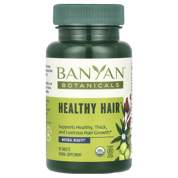 Здоровые волосы, 90 таблеток Banyan Botanicals