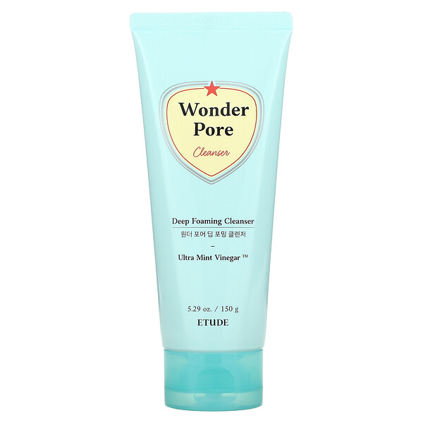 Wonder Pore, Глубоко пенящееся очищающее средство, 150 г (5,29 унции) Etude