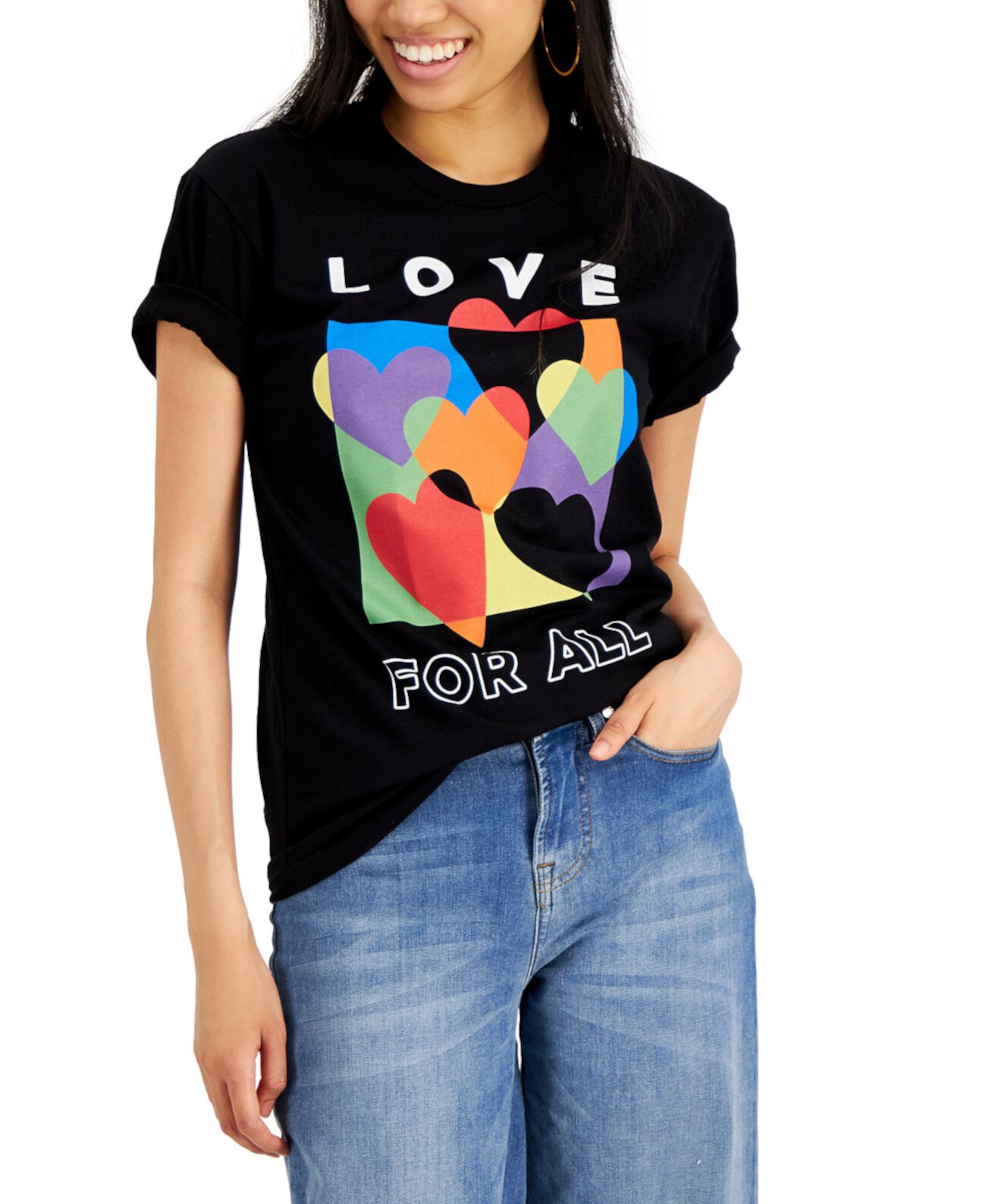 Хлопковая футболка для юниоров Love For All-Graphic Mad Engine