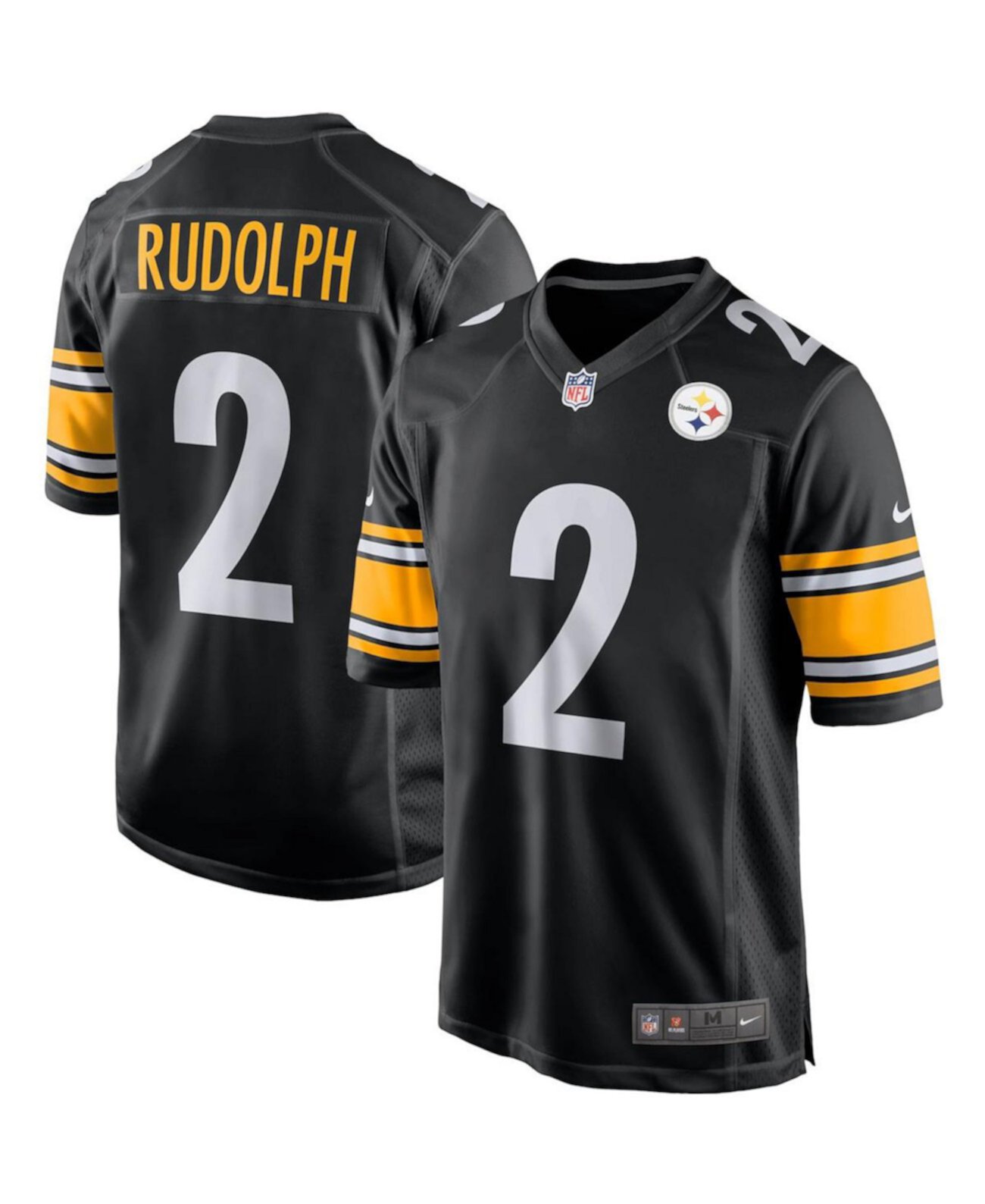 Мужская Джерси Nike Mason Rudolph Черная Pittsburgh Steelers Nike