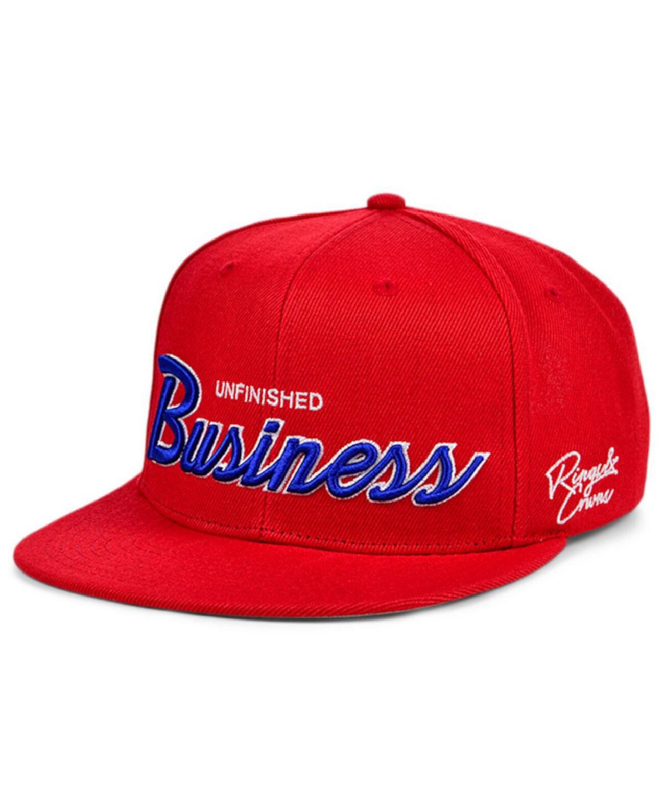 Мужская красная и королевская кепка Unfinished Business Snapback Rings & Crwns