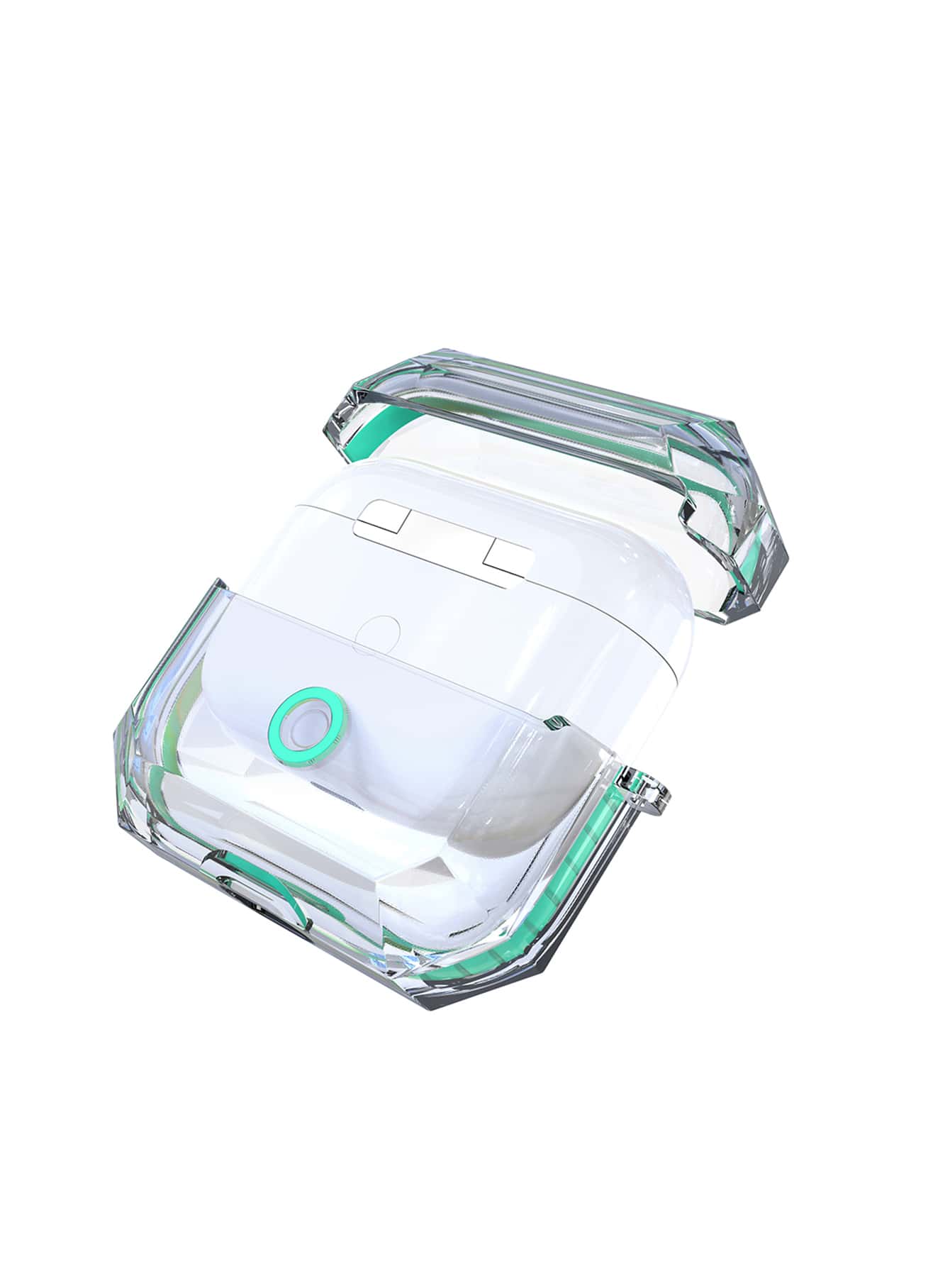 Прозрачный чехол с защитой от падения совместимый с Airpods Pro SHEIN