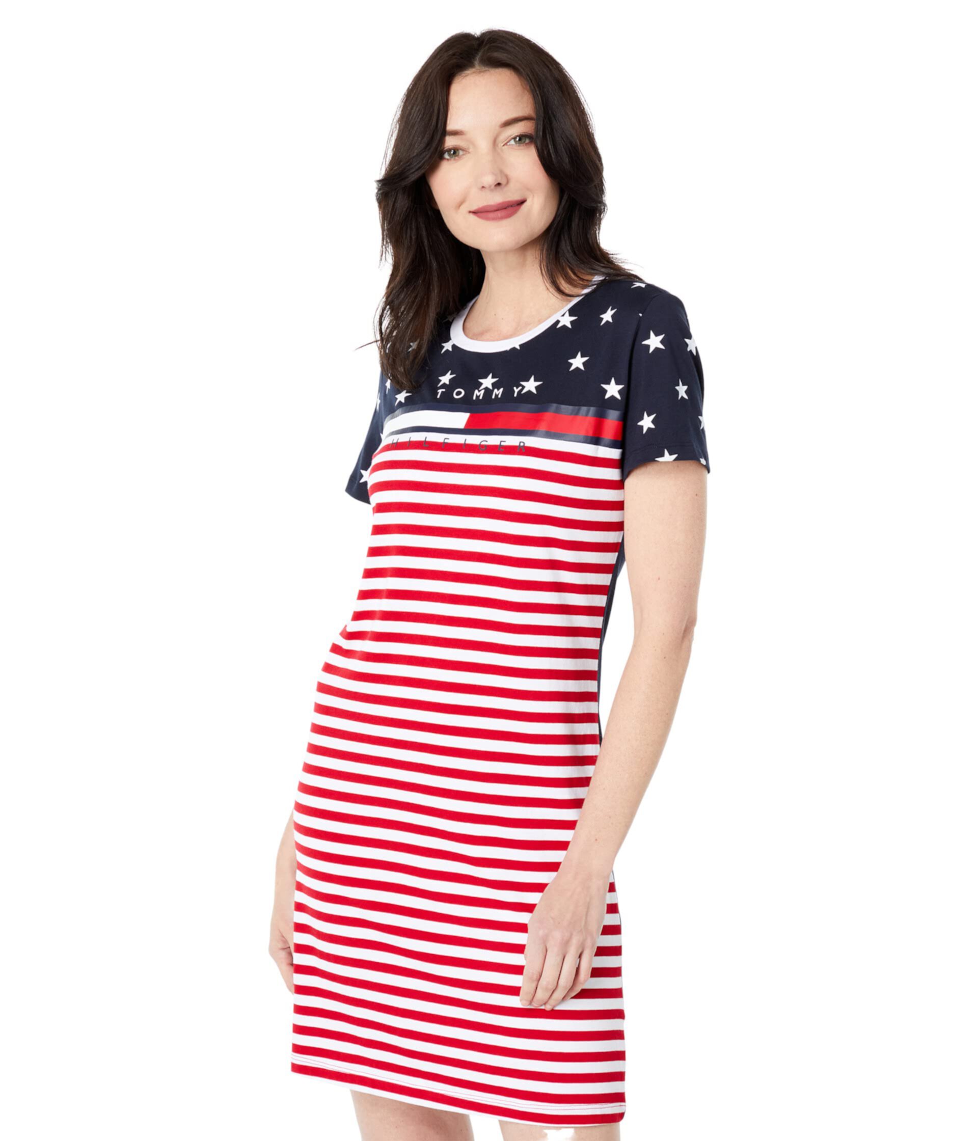 Платье с американским флагом Tommy Hilfiger